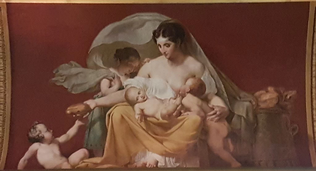 La Francia, riceve la Carta Costituzionale da Luigi XVIII - Abbondanza, Louvre, Parigi